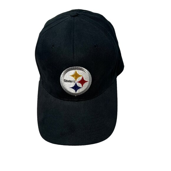 Pittsburgh Steelers Light Up Vintage Logo 7 Retro Strapback Hat Cap 90's NFL - Picture 3 of 10